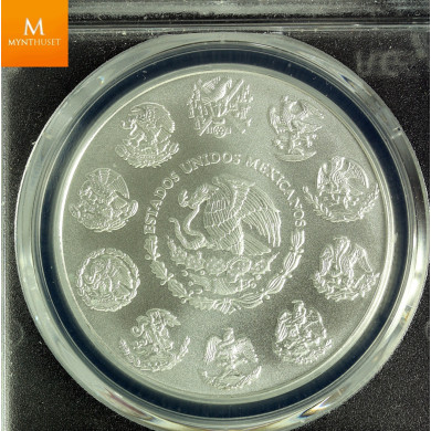 Mexico 2017MO Libertad 2017 kvalitet 0, PCGS MS69 First strike