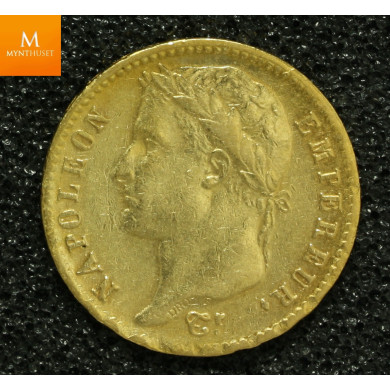 FRANKRIKE 20 FRANCS 1868 A KVALITET 01 I KAPSEL FRANKRIKE 20 FRANCS 1868 A KVALITET 01 I KAPSEL