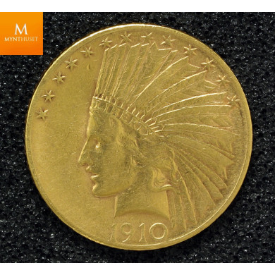 USA 10 Dollar 1892 Carson City Kvalitet 1+ , PCGS XF45