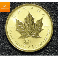Canada 1 OZ GULL 9999 2001 MAPLE LEAF BU viking privy OPPLAG KUN 1000 Kvalitet SP69