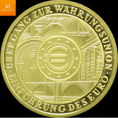 Tyskland 100 Euro 2002 F kvalitet proof i kapsel Tyskland 100 Euro 2002 F kvalitet proof i kapsel