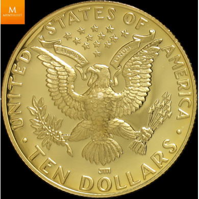 USA 1984 OL 10 Dollar Proof Gull mynt i kvalitet proof med skrin og coa USA 1984 OL 10 Dollar Proof Gull mynt i kvalitet proof med skrin og coa