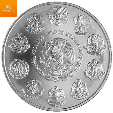 NYHET! Mexico 2022 LIBERTAD 1 oz kvalitet BU i kapsel NYHET! Mexico 2022 LIBERTAD 1 oz kvalitet BU i kapsel