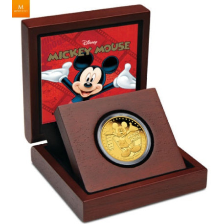 2014 25 DOLLAR 1/4 OZ GULL PROOF COIN DISNEY DAISY DUCK COA 448 NEW ZEALAND MINT