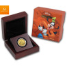 2014 25 DOLLAR 1/4 OZ GULL PROOF COIN DISNEY DAISY DUCK COA 448 NEW ZEALAND MINT
