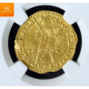 Rundeskatten gull dukat 1724 Utrecht kvalitet 0/01, NGC MS64