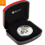 2016 1/2oz 999 SØLV PROOF AUSTRALIA LUNAR YEAR OF THE MONKEY W/BOX & COA