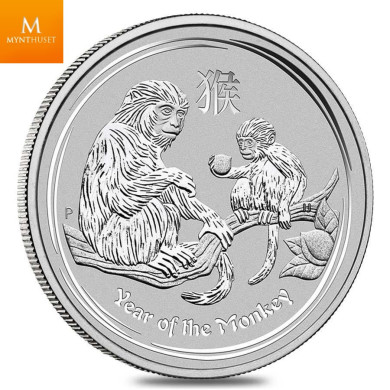 Australia 1/2 oz 2016 sølv Lunar serie II Monkey