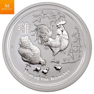 Australia 1/2 oz 2017 sølv Lunar series II Rooster