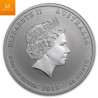 Australia 1/2 oz 2013 sølv Lunar serie II Year of the Snake kvalitet: BU