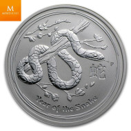 Australia 1/2 oz 2013 sølv Lunar serie II Year of the Snake kvalitet: BU