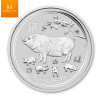 Australia 1 oz 2019 sølv Lunar serie II Year of the Pig
