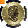 CANADA 2019 1oz Gold 40th Anniversary'Maple Leaf MS70