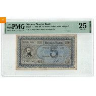 5 krone 1898 D.3557205 Quale PMG VF25, kvalitet 1-