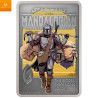 Niue 2022 THE MANDALORIAN 1 OZ  MANDALORIAN POSTERS KVALITET ANTIKK FINISH