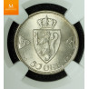 50 øre 1920 uten hull kvalitet 0, NGC MS65