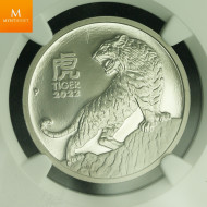 Australia "YEAR OF THE TIGER" 2022 100 $ 1 OZ PLATINUM  LUNAR SERIE 3  Kvalitet Proof OPPLAG KUN 188