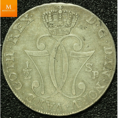 1/2 speciedaler 1776 kvalitet 1/1+