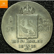 1/2 Speciedaler 1819 kvalitet 1