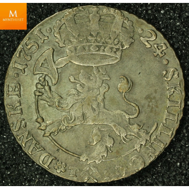 24 skilling 1751 kvalitet 1+
