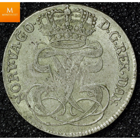 24 skilling 1757 kvalitet 1+ meget pen