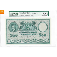 500 kroner 1956 A.0800176 kvalitet 0, PMG MS65 EPQ
