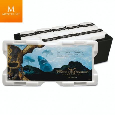 Niue 2021 "THE EMPRESS™"  1 OZ  SØLV PIRATES OF THE CARIBBEAN™ KVALITET BU I KAPSEL