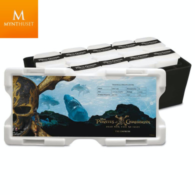 Niue 2021 "THE EMPRESS™"  1 OZ  SØLV PIRATES OF THE CARIBBEAN™ KVALITET BU I KAPSEL Niue 2021 "THE EMPRESS™"  1 OZ  SØLV PIRATES OF THE CARIBBEAN™ KVALITET BU I KAPSEL