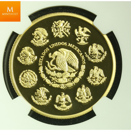 Mexico 2021 Onza gull Kvalitet Proof, NGC PF70