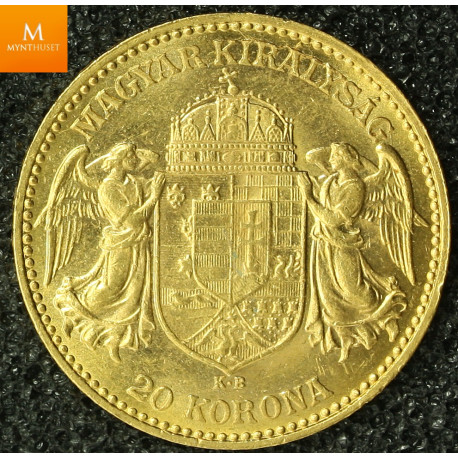 Ungarn 20 Korona 1903 kvalitet 01