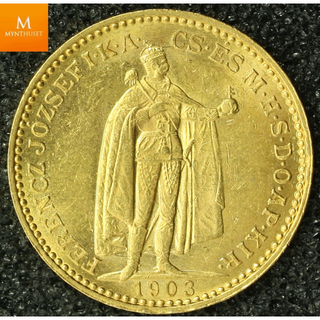 Ungarn 20 Korona 1903 kvalitet 01