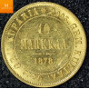 Finland Russia 10 Markkaa 1878 S kvalitet 1+/01