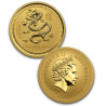 12 oz rent gull, unik mulighet! Australia Lunar Series 2 komplett sett med 12 stk 1 oz gullmynter i kvalitet BU