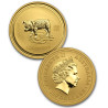 12 oz rent gull, unik mulighet! Australia Lunar Series 2 komplett sett med 12 stk 1 oz gullmynter i kvalitet BU