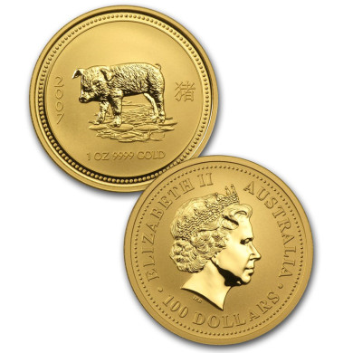 12 oz rent gull, unik mulighet! Australia Lunar Series 2 komplett sett med 12 stk 1 oz gullmynter i kvalitet BU 12 oz rent gull, unik mulighet! Australia Lunar Series 2 komplett sett med 12 stk 1 oz gullmynter i kvalitet BU