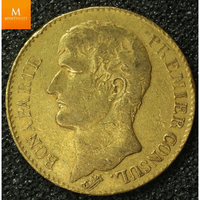Frankrike 40 francs Napoleon AN XI kvalitet 1 Frankrike 40 francs Napoleon AN XI kvalitet 1