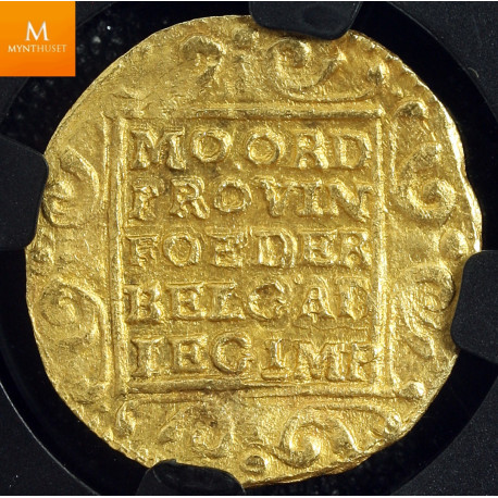 Rundeskatten gull dukat 1724 Utrecht Divers Edidition kvalitet 01