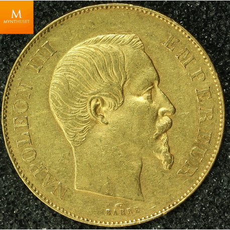 Napoleon III 50 Francs 1855 A kvalitet 1+