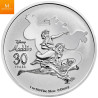 Niue 2022 DISNEY ALADDIN 30 YEARS 1 OZ  SØLV BU I KAPSEL