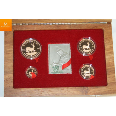 Sør Afrika Star of Africa 2005 Proof Krugerrand set 1,85 oz gull