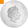 Uvanlig! Monsterboks Niue 2022 The Flash 2 DOLLAR  250 stk 1 OZ sølv mynt