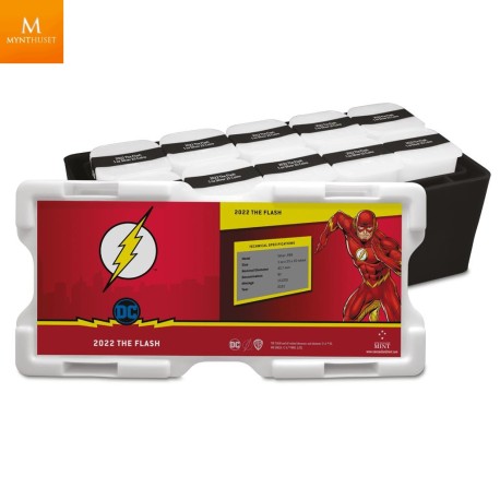 Uvanlig! Monsterboks Niue 2022 The Flash 2 DOLLAR  250 stk 1 OZ sølv mynt